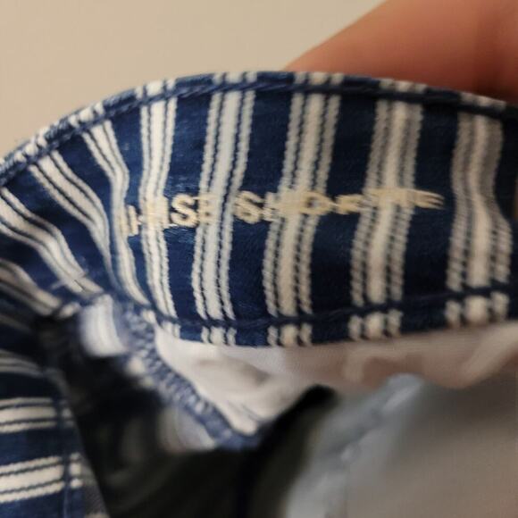 American‎ Eagle Hi-Rise Shortie Denim Jeans  Womens 4 Striped Stretch - Picture 8 of 10